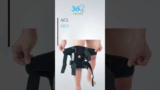 Hinged Knee Brace | Open Patella Knee Support #shorts  #ytshorts