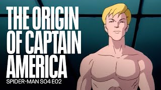 The origin of Captain America | Spider-Man: The Animated Series