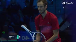 Daniil Medvedev's meltdown at the ATP Finals: point penalty, circus, frustration (vs Taylor Fritz)