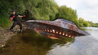 Found UFO Underwater While Magnet Fishing! Do Aliens Exist?
