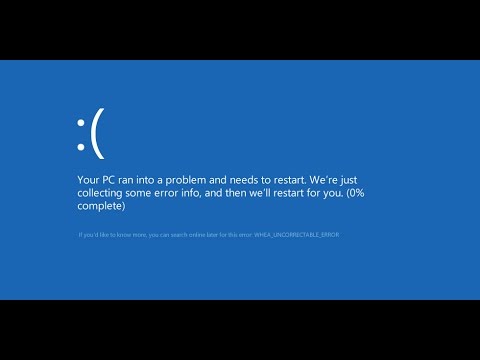 Fix Windows 10 Blue Screen WHEA UNCORRECTABLE ERROR 0x00000124 - YouTube