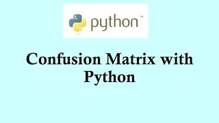 Python for statistics | Plot confusion matrix with Python