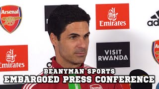 Mikel Arteta | West Ham v Arsenal | Embargoed Pre-Match Press Conference | Premier League