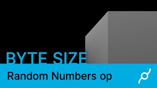 Random Numbers Op tutorial - Byte size