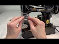 how to thread and sew on a singer featherweight restoration series part 20