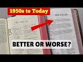 How Have Bibles Changed through the Decades?