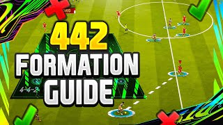 FIFA 21 | Why the 442 is an INSANE FORMATION! (Best Custom Tactics/Instructions) HOW TO USE THE 442