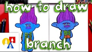 How To Draw Branch From Trolls