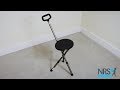 Walking Cane With Folding Seat Review