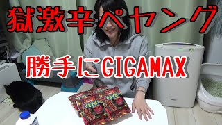 【獄激辛】獄激辛ペヤング 勝手にGIGAMAXチャレンジ【GIGAMAX】