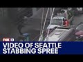 Video shows suspect in Seattle mass stabbing | FOX 13 Seattle