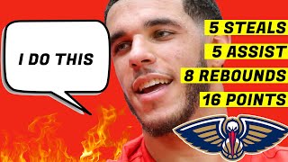 Lonzo Tried To Tell Us He Was About to Have A Great Season! (Filled Up the Stat Sheet VS the Spurs)