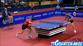 Table tennis - offensive player's chops