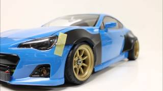 eac RC Body Build Subaru BRZ with Rocket Bunny Ver.1 Kit