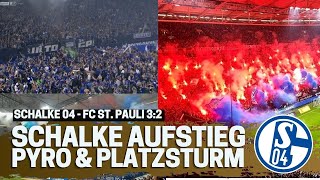 Der S04 ist wieder da! Schalke ist zurück in der Bundesliga! Aufstieg 2022 mit Pyro & Platzsturm