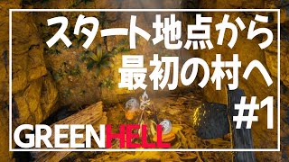 基本の遊び方#1 初心者さんにわかりやすく解説します【グリーンヘル GreenHell】