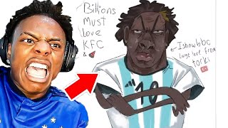 iShowSpeed reacts to His FAN ARTS *what is thiis*..? (FUNNY) 😂