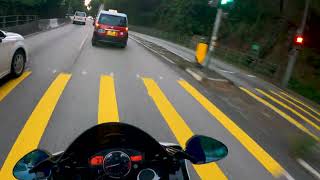 YAMAHA R6 TERMIGNONI EXHAUST POV PURE SOUND TAI PO ROAD RUN