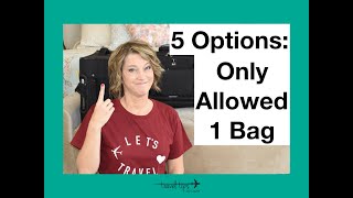One Bag Under the Seat (5 Luggage Options)