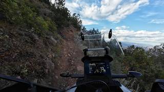 Aprilia Tuareg 660 | Climbing a narrow mountain trail | Extreme solo adventure riding (offroad)