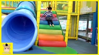 Indoor Playground Learn Colors Fun for Kids Play Family Slide Rainbow Ball Colors | MariAndKids Toys