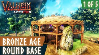 Round Base for Every Biome part-1, Valheim Build Series