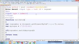 Floating Point Number Validation using Javascript | Hindi