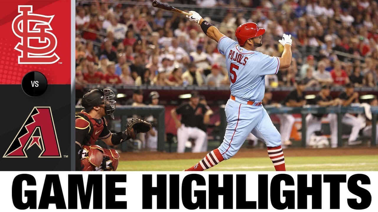 Cardinals Vs. D-backs Game Highlights (8/20/22) | MLB Highlights - YouTube