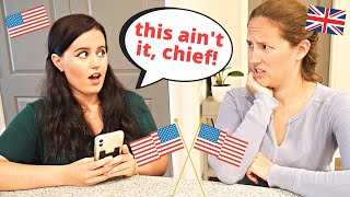 Guessing AMERICAN slang after living in the UK for 10 years! // Current USA Slang Quiz!