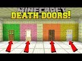 Minecraft: CHOOSE THE RIGHT DOOR TO SURVIVE!!! - CRACK THE FAKES - Custom Map [5]