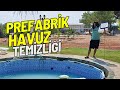 I Emptied, Cleaned And Refilled The Prefabricated Pool | Merdoz