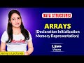 1.1 Arrays in Data Structure | Declaration, Initialization, Memory representation