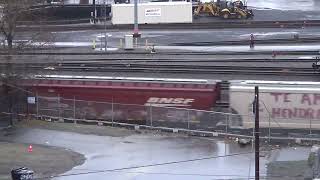 (Northbound) BNSF Empty Grain Train passes through the BNSF Tacoma Train Yard.