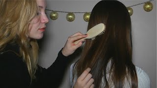 ASMR FRANCAIS 👉 Brossage de cheveux & papouilles crâniennes 💆‍♀️ (spray sounds, brushing sounds...)