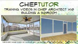 Building a Sunroom in Chief Architect X10