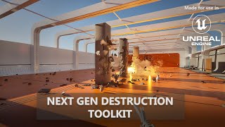 Next Gen Destruction Toolkit - Launch Trailer (Unreal Engine 5 Chaos Destruction)