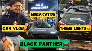 BLACK PANTHER Ko Modified Kar Diya😍,Par Car Aisi Dikhegi Socha Nhi Tha😱Car Vlog #motovlog #dailyvlog