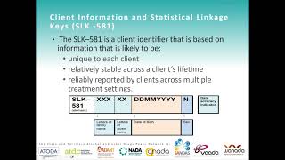 Understanding The National Minimum Data Set
