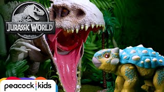 Bumpy Survives Indominus Rex Fight! | JURASSIC WORLD CAMP CRETACEOUS