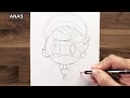 how to draw n murder drones drawing tutorial step by step