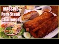 MASSIVE 5LB PORK STEAK CHALLENGE in Missouri @Redneck Steakhouse -#CrazyMagicTour