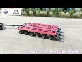 Demonstration of Xuzhou Huabang HBG1 multi-axle trailer