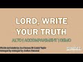 Lord, Write Your Truth | Alto | Vocal Guide by Sis. Riza Ovidos