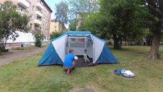 2019_06_01 Сборка палатки Quechua Arpenaz Family 4.2 / Assembly of a tent