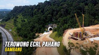 ECRL Pahang: Terowong Gambang | Laluan Rel Pantai Timur / East Coast Rail Link Progress Update