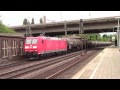 intense freight train action at hamburg harburg germany 22 trains in 2 hours june 16 2015