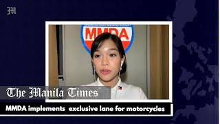 MMDA implements exclusive lane for motorcycles