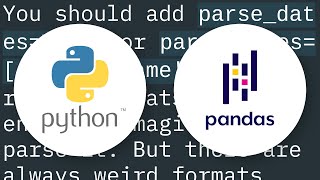 Can pandas automatically read dates from a CSV file?