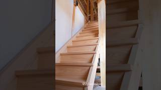 Assembling a staircase 総檜の階段 #japanesecarpentry