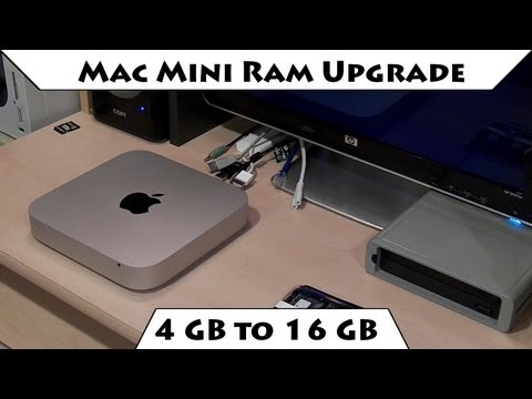 Mac Mini Ram Upgrade Tutorial 4 GB to 16 GB Mac Mini Ram Upgrade Tutorial 4 GB to 16 GB